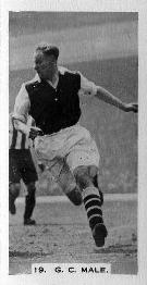 1934 Gallaher Footballers in Action #19 Charlie Male Front