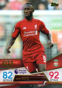 2018 Topps Match Attax Ultimate #58 Naby Keita Front