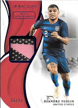 2018-19 Panini Immaculate Collection - Boot Memorabilia Sapphire #BM-DAY DeAndre Yedlin Front