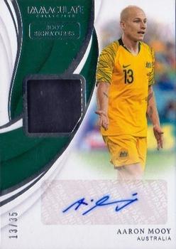 2018-19 Panini Immaculate Collection - Boot Signatures #BS-AAM Aaron Mooy Front