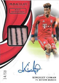 2018-19 Panini Immaculate Collection - Boot Signatures #BS-KC Kingsley Coman Front