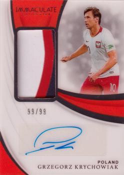 2018-19 Panini Immaculate Collection - Patch Autographs #PA-GKR Grzegorz Krychowiak Front