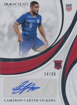 2018-19 Panini Immaculate Collection - Rookie Autographs #RA-CCV Cameron Carter-Vickers Front