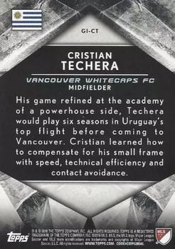 2016 Topps Apex MLS - Global Influence Blue #GI-CT Cristian Techera Back