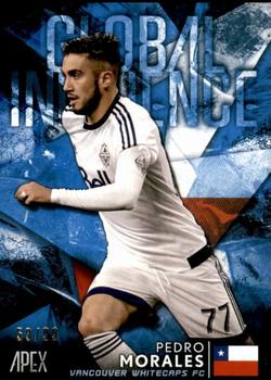 2016 Topps Apex MLS - Global Influence Blue #GI-PM Pedro Morales Front