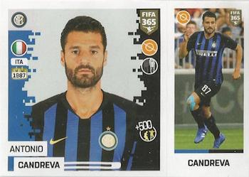 2019 Panini FIFA 365 (Green Back) #195 Antonio Candreva Front