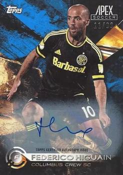 2016 Topps Apex MLS - Autographs Blue #35 Federico Higuain Front