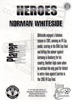 1999 Futera Manchester United Fans' Selection - Foil #59 Norman Whiteside Back