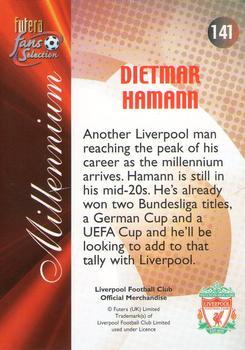 2000 Futera Fans Selection Liverpool - Fans Selection Foil #141 Dietmar Hamann Back