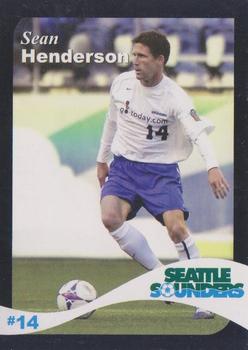 2005 MAD Pizza Seattle Sounders #NNO Sean Henderson Front