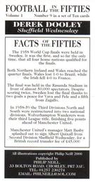 2001 Philip Neill Football in the Fifties #9 Derek Dooley Back