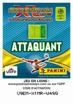 2016-17 Panini Adrenalyn XL Ligue 1 #11 Gilles Sunu Back
