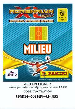 2016-17 Panini Adrenalyn XL Ligue 1 #424 Clement Grenier / Maxime Gonalons Back