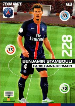 2015-16 Panini Adrenalyn XL Ligue 1 - Deck Mercato #332 Benjamin Stambouli Front