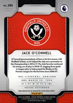 2019-20 Panini Prizm Premier League #290 Jack O'Connell Back