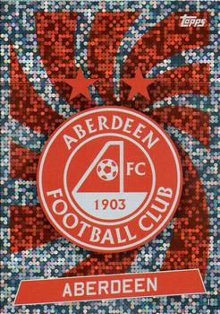 2016-17 Topps Match Attax SPFL #1 Aberdeen Club Badge Front