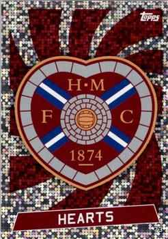 2016-17 Topps Match Attax SPFL #73 Heart of Midlothian Club Badge Front