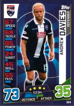 2016-17 Topps Match Attax SPFL #184 Andrew Davies Front