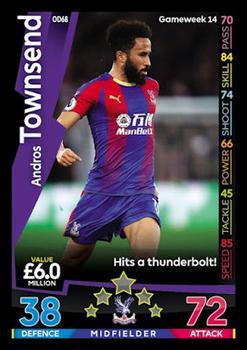 2018-19 Topps On-Demand Match Attax Premier League #OD68 Andros Townsend Front