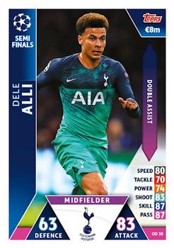2018-19 Topps On-Demand Match Attax UEFA Champions League #OD 38 Dele Alli Front