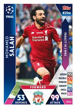 2018-19 Topps On-Demand Match Attax UEFA Champions League #OD 41 Mohamed Salah Front