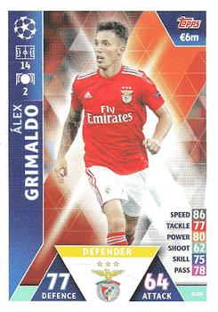 2019 Topps Match Attax UEFA Champions League Road To Madrid 19 - SL Benfica #SLB4 Álex Grimaldo Front