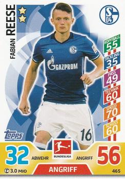 2017-18 Topps Match Attax Bundesliga Extra #465 Fabian Reese Front