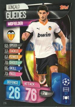 2019-20 Topps Match Attax UEFA Champions League UK #235 Gonçalo Guedes Front