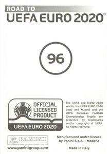 2019 Panini Road to UEFA Euro 2020 Stickers #96 Jadon Sancho Back