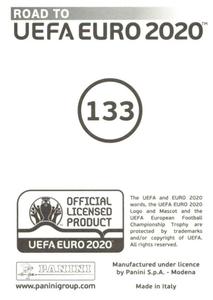 2019 Panini Road to UEFA Euro 2020 Stickers #133 Michalis Bakakis Back