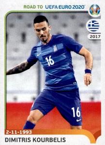 2019 Panini Road to UEFA Euro 2020 Stickers #139 Dimitris Kourbelis Front