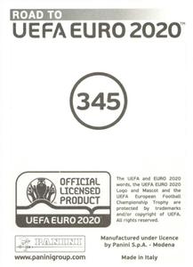 2019 Panini Road to UEFA Euro 2020 Stickers #345 Jasmin Kurtic Back