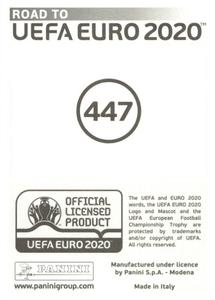 2019 Panini Road to UEFA Euro 2020 Stickers #447 Tom Lawrence Back