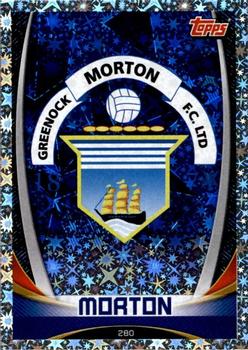 2019-20 Topps Match Attax SPFL #280 Greenock Morton Club Badge Front