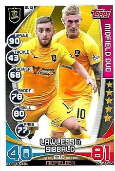2019-20 Topps Match Attax SPFL - Duos #DU10 Lawless & Sibbald Front