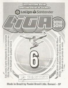 2018-19 Panini Liga Stickers LaLiga Santander (Brazil) #6 Diego Godin Back