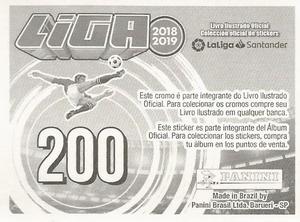 2018-19 Panini Liga Stickers LaLiga Santander (Brazil) #200 Moi  Gomez / Damian Musto Back