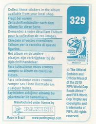 2010 Panini FIFA World Cup Stickers (Blue Back) #329 Haminu Dramani Back