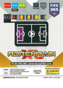 2019-20 Panini Adrenalyn XL FIFA 365 #137 Anthony Lopes Back