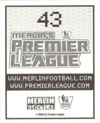 2007-08 Merlin Premier League 2008 #43 Ashley Young Back