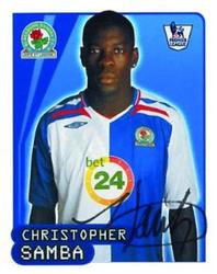 2007-08 Merlin Premier League 2008 #115 Christopher Samba Front