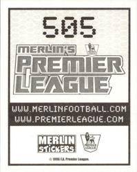 2007-08 Merlin Premier League 2008 #505 Graeme Murty Back