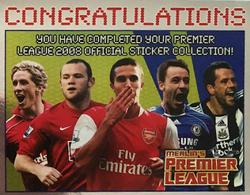 2007-08 Merlin Premier League 2008 #NNO Completion sticker Front