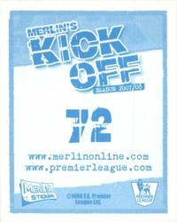 2008 Merlin's Premier League Kick Off #72 Darren Moore Back