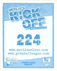 2008 Merlin's Premier League Kick Off #224 Paul Scharner Back