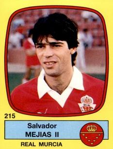 1988-89 Panini Spanish Liga #215 Salvador Mejias II Front