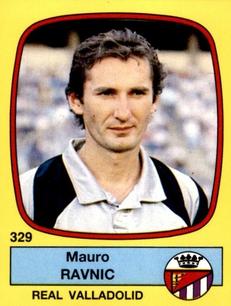 1988-89 Panini Spanish Liga #329 Mauro Ravnic Front