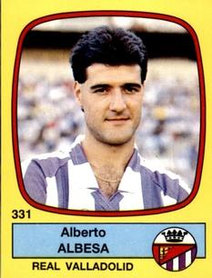 1988-89 Panini Spanish Liga #331 Alberto Albesa Front