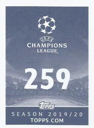 2019-20 Topps UEFA Champions League Official Sticker Collection #259 Domagoj Bradaric Back