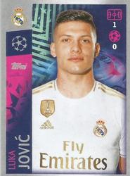 2019-20 Topps UEFA Champions League Official Sticker Collection #402 Luka Jovic Front